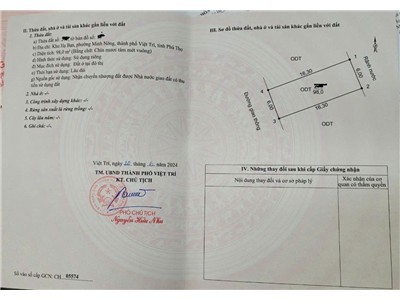 🌳 chính chủ cần bán lô đất đẹp tại khu hạ bạn – dữu lâu, tp việt trì!